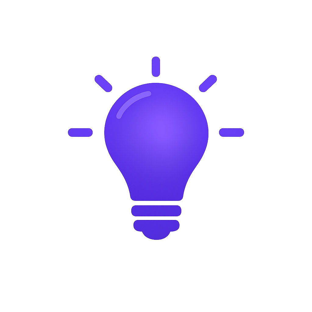 Lightbulb — got your idea