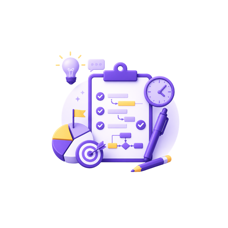 Project management support for founders launching or improving their business